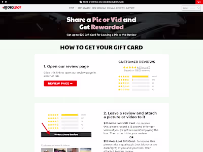 MotoLoot Figma and Replo page