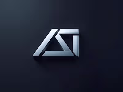 Minimal Futuristic 3D Logo.