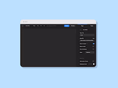 SaaS No-Code Website Builder Platform