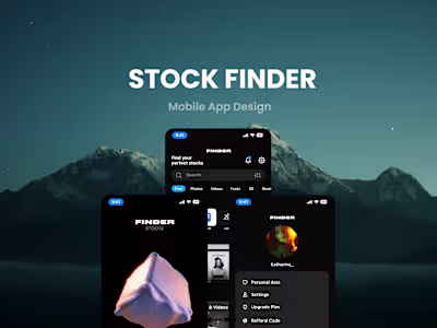 Stock Finder Mobile App