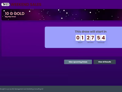 Digital Portal Enrolment & Raffle