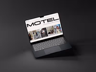 Website for online shop MOTEL