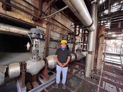 Steam Pressure Reducing Station in a Sugar Plant