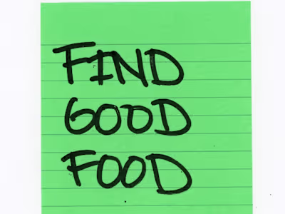 Find Good Food — Mobile App Design