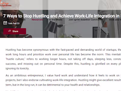 Ghostwritten 35+ thought leadership blogs for a top CEO 