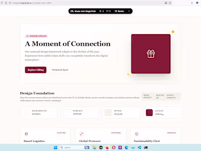 Seasonal Mode: Holiday treats the holiday not as a visual th...