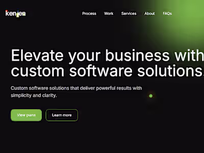 Kenjen | My Custom Software Company