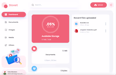 StoreIt, A Google Drive Clone