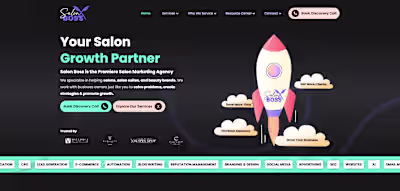 Salon Boss Marketing - WebFlow