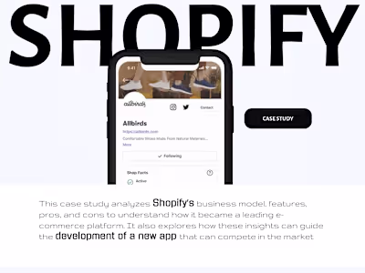 Shopify Case Study — Designing
