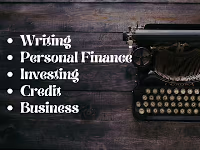 Writing a Personal Finance Website Article