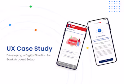 Case Study- Bank Account Setup :: Behance