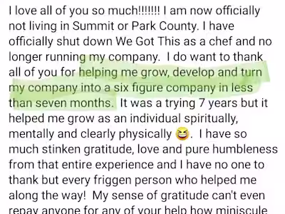 Private Chef Breckenridge Colorado