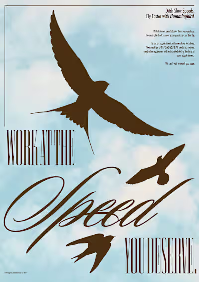 Hummingbird - Conceptual Internet Advertisement