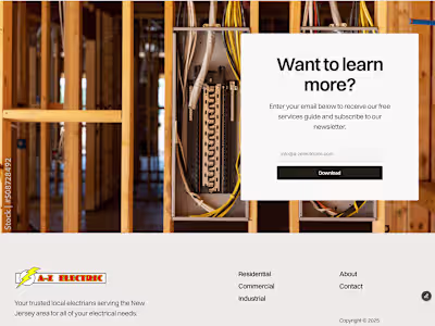 Love to include a CTA at the footer of a page. This one help...