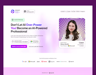 Sales Course Funnel – High-Converting Landing Page