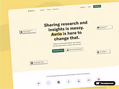 Avrio.com – Figma to Webflow