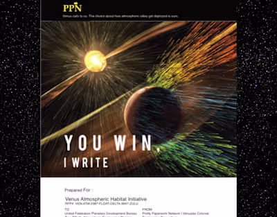 Venus floating cities concept