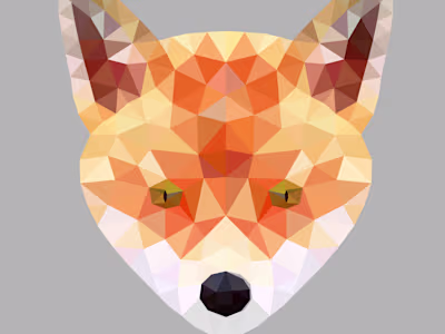 Low-poly Fox
