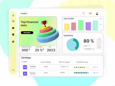 INSIGHTS - FINANCE WEB LANDING PAGE