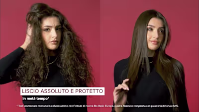 Liscio perfetto assoluto con la piastra Bellissima Absolute 