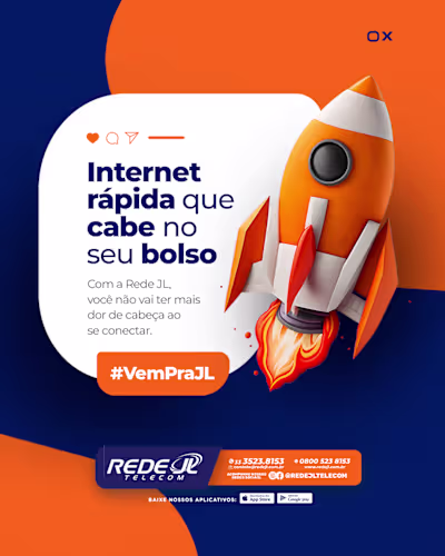 Social Media Content for a telecommunications company.