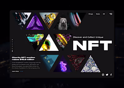 NFT website design | Behance