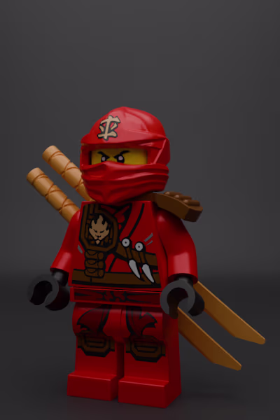 Custom Kai LEGO-style 3D Model Design