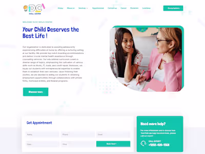  Business Website for "DC Skills Center" 