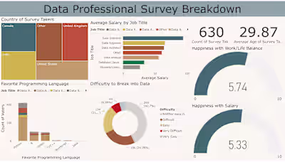 Data Professional Survey Dashboard
