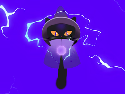 Black Cat Animation and Interaction Project