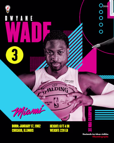 Dwayne Wade Instagram Post on Behance