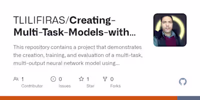 Multi-Task Multi-Output Model with Keras