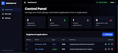 AtlasServerCore - Local Deployment Platform for App Management