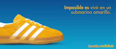 Campaña publicitaria AdidasxSpotify 2024