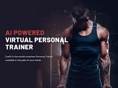 Website development on Webflow for EXEFIT company