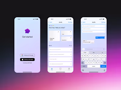 📱Mobile App UI Design