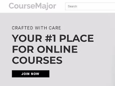 CourseMajor: Your #1 Place for Online Courses