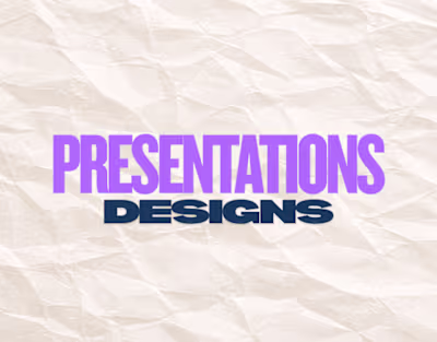Presentation Design [Portfolio Pieces]