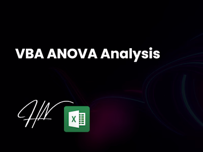 VBA Anova Analysis