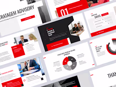 Executive Strategy Consulting Firm Deck

Overview
Corporate