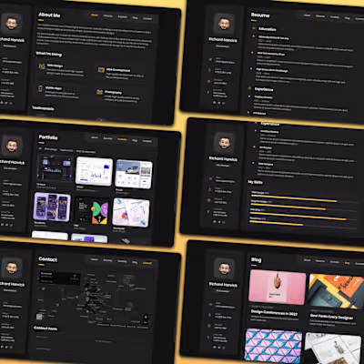 Responsive Personal Portfolio website with HTML, CSS, JavaScript