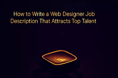 How to Write a Web Designer Job Description That Attracts Top Talent