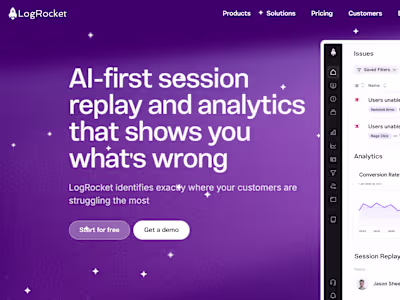 LogRocket – User Experience Monitoring & Debugging