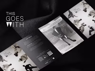 Curated Pop-Up Branding for THIS GOES WITH