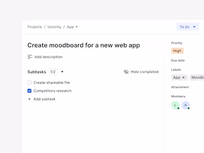 Simple task manager