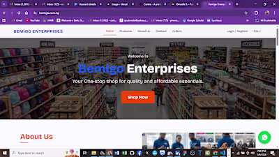 Bemigo Enterprises (Multi-Category E-commerce Platform)