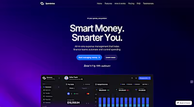 Landing page template