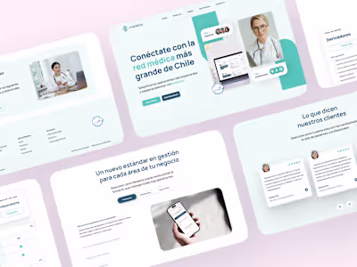 Medecly Landing Page Redesign