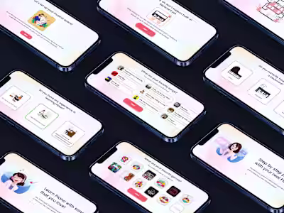 
Optimize the UX for the onboarding flow of Pianify at Amanotes